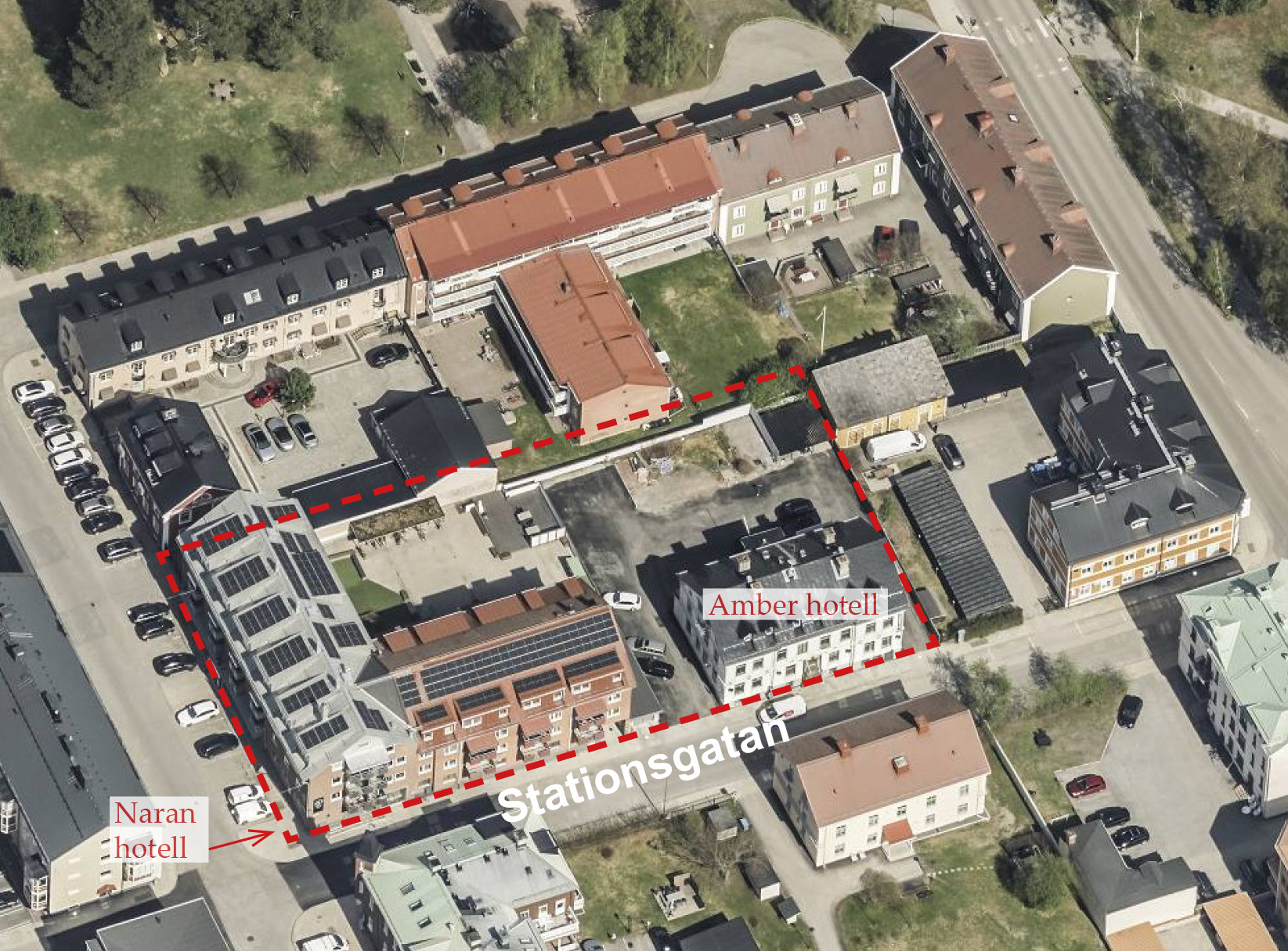 I kvarteret Flundran längs Stationsgatan i centrala Luleå planeras ett nytt gårdshus för bostäder och hotellrum.
