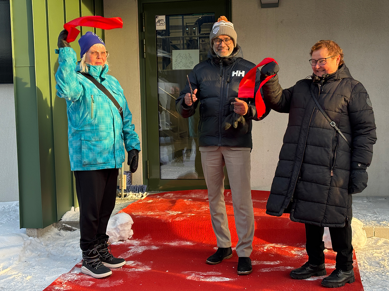 Invigning nya intagsdel uddebo avloppsreningsverk