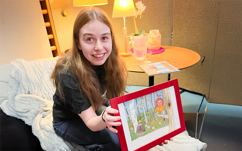 Mariebergsskolan och Öhemsskolan har arrangerat en uppskattad bokfest med författarbesök