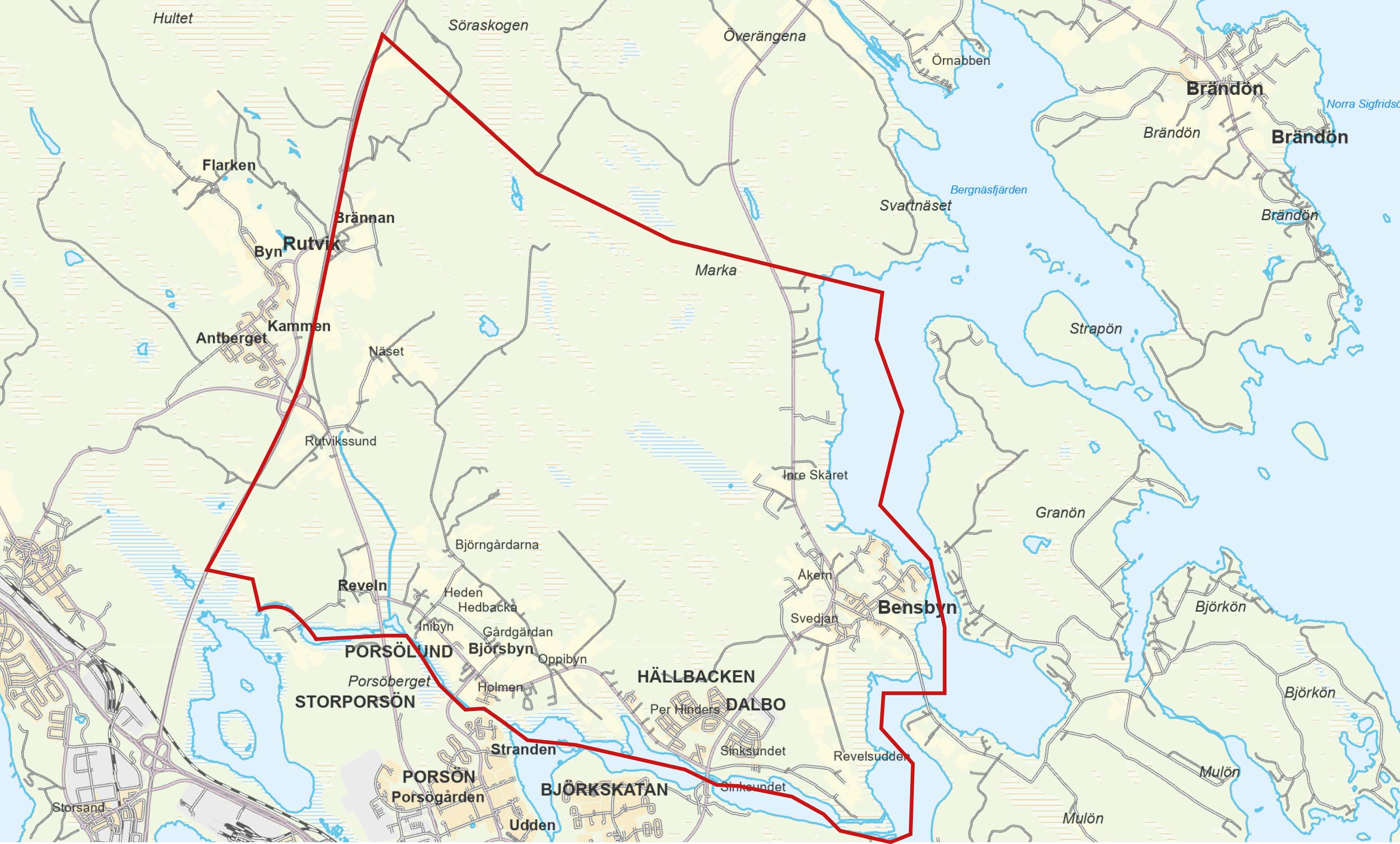 Nu kan man tycka till om förslaget på fördjupad översiktsplan för Bensbyn - Björsbyn, samråd pågår 27 augusti - 10 oktober.