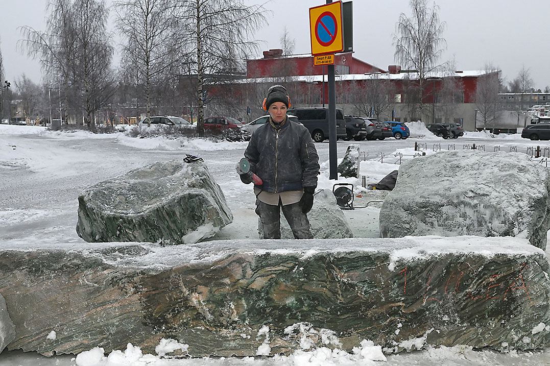 Konstverket färdigställdes i december.