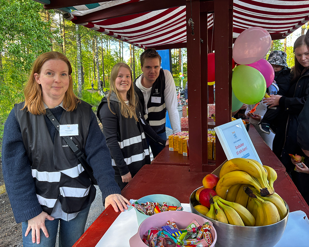Luleå kommun bjöd på godsaker till besökarna