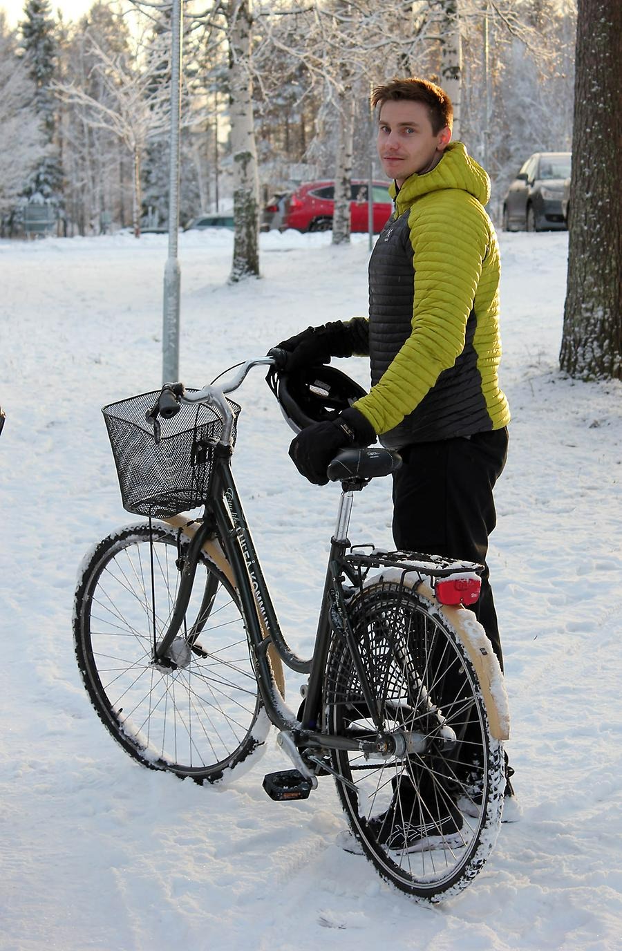 William Larsson trivs med sitt jobb inom hemtjänsten i Luleå.