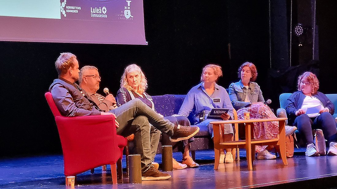 Udin-dagen avslutades med en paneldebatt. 