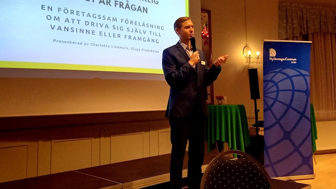Daniel Heedman föreläser
