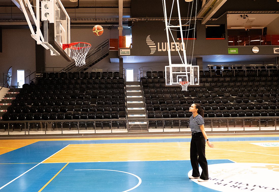 Felicia Ponturo. Luleå Basket. Förebild. Nattidrotten. Foto: Jeanette Bergström 