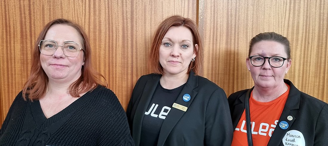 Malin Gotthold Arbetsförmedlingen, Linda Björk Luleå Business Region och Monica Barck Flygare Kompetenslotsen Luleå kommun