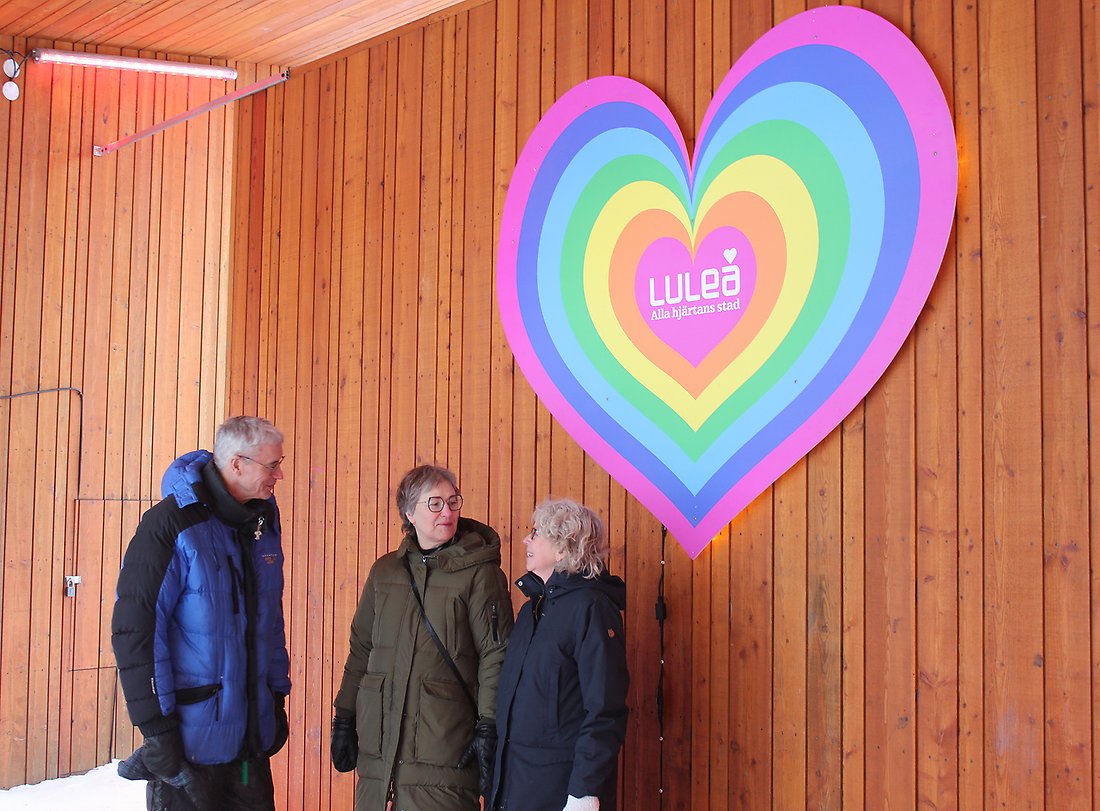 Medlemmarna i startgruppen under Luleåhjärtat!