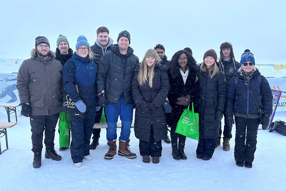 Gruppbild på studenter