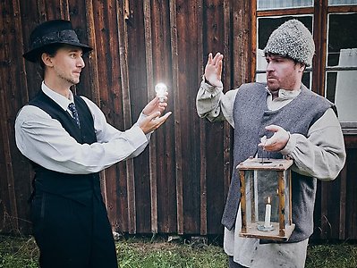 Ett sprakande kusligt höstlov i Gammelstad