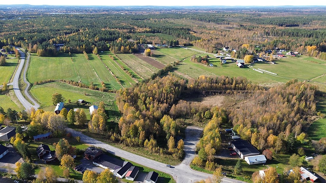 Del av området för den fördjupade översiktsplanen för Bensbyn - Björsbyn.
