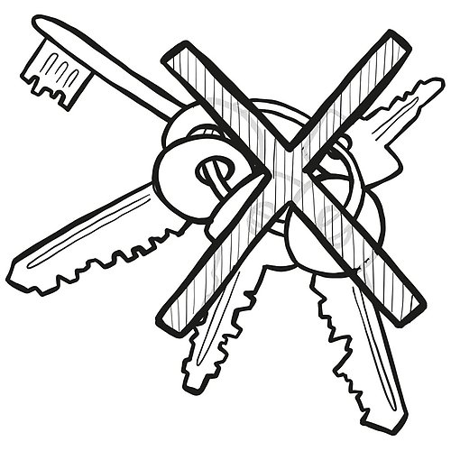 illustration nyckelknippa