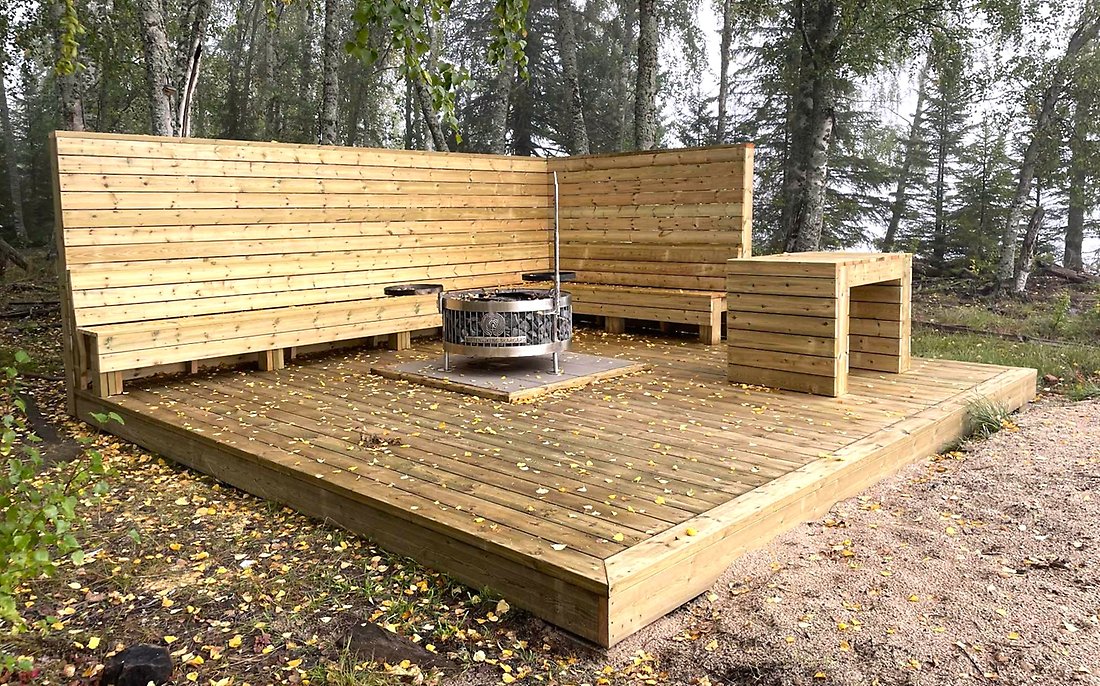 Luleå kommun hälsar dig välkommen till den upprustade grillplatsen på Altappen.