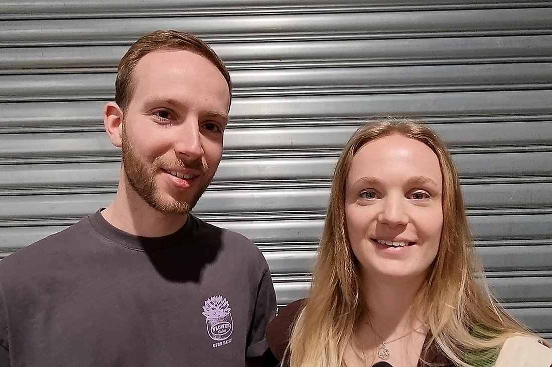 Ung man och ung kvinna