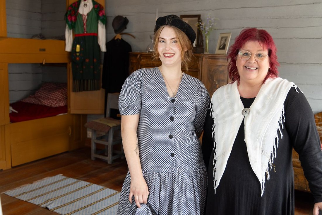 Vera Emdén och Carina Lundström under Persmäss 2024.